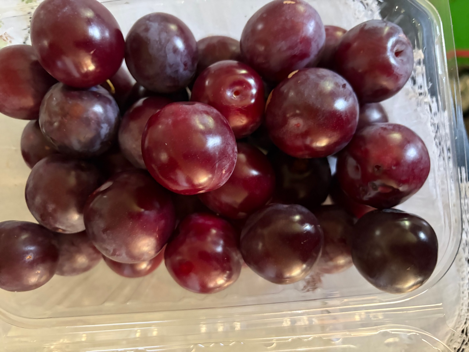Purple plums from Heathcote orchard